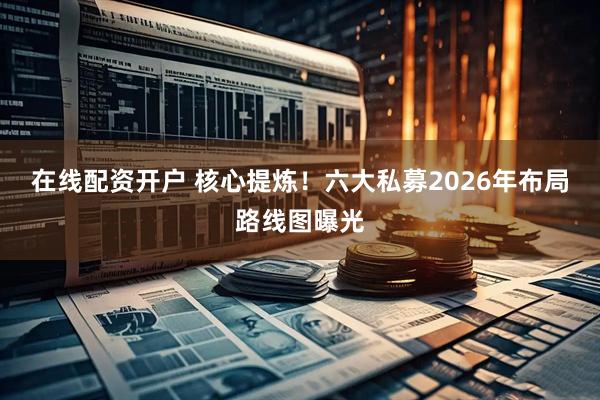 在线配资开户 核心提炼！六大私募2026年布局路线图曝光